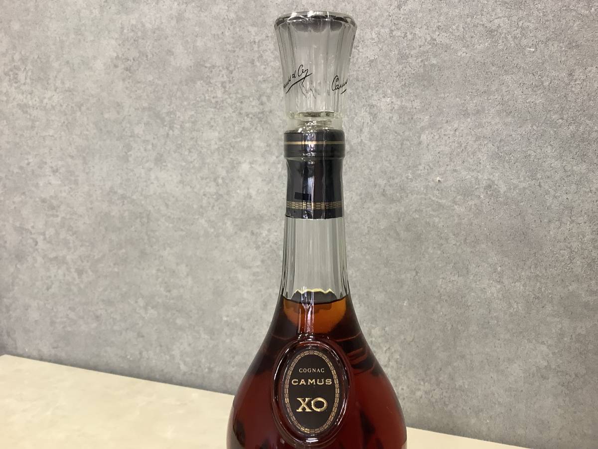 11169 1円〜 未開栓保管品 CAMUS XO COGNAC カミュ コニャック ブランデー ロングネック 箱付き_画像3