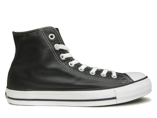  Converse кожа все Star HI чёрный черный 6 дюймовый 24.5cm стандартный товар новый товар не использовался спортивные туфли 
