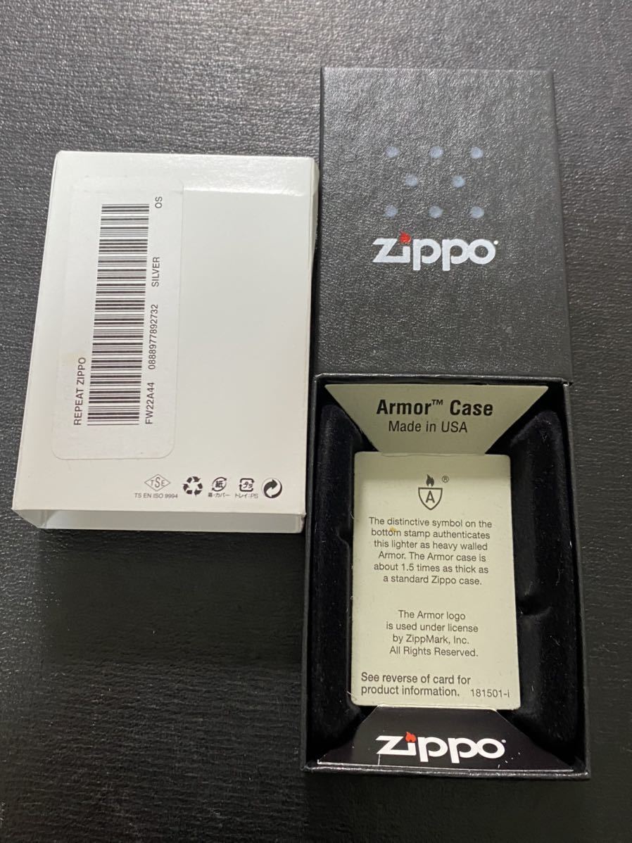 zippo シュプリーム アーマー 両面刻印 supreme 希少モデル 2022年製