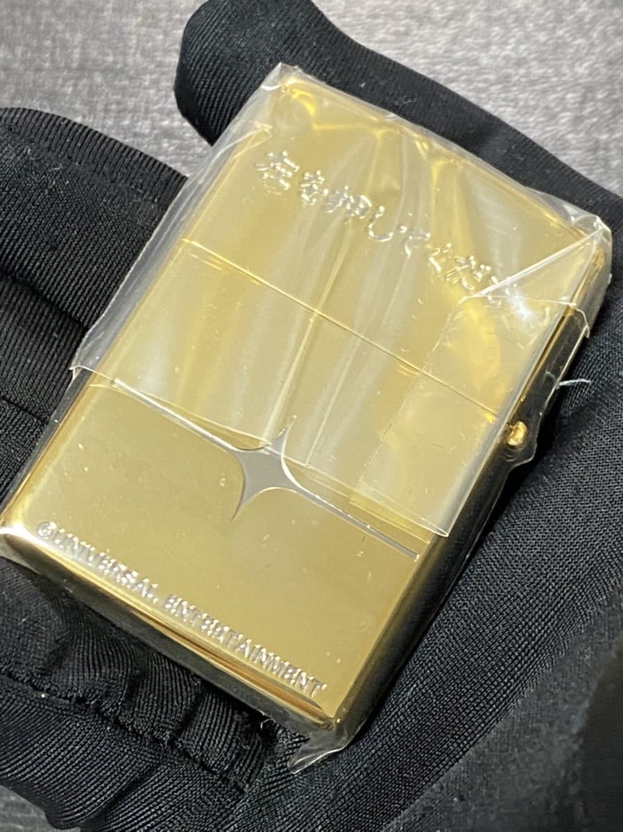 zippo ミリオンゴッド 立体メタル ゴールド 希少モデル 2019年製 ケース 保証書付き