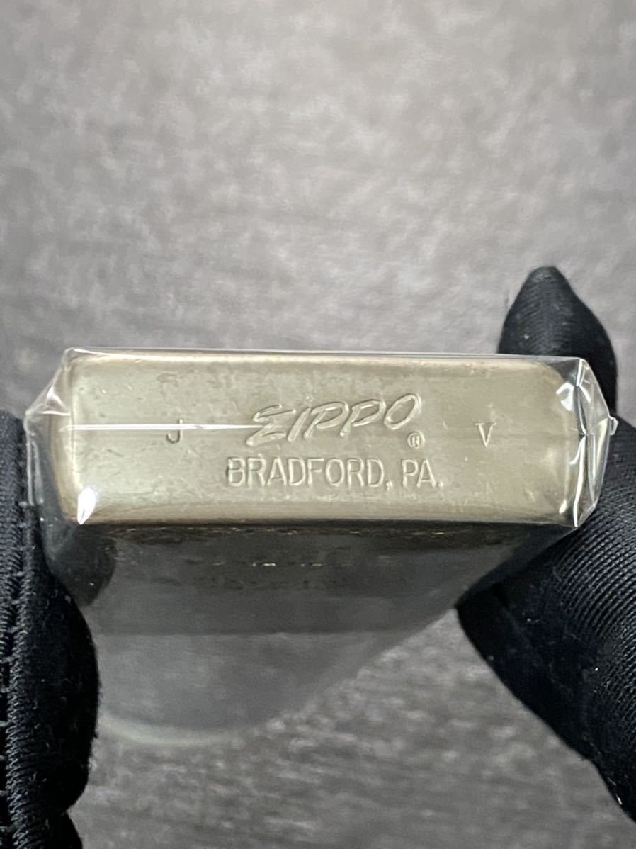 zippo 筆記体 ヴィンテージ ゴールド刻印 前面加工 希少モデル 1989年製 シルバーインナー_画像3