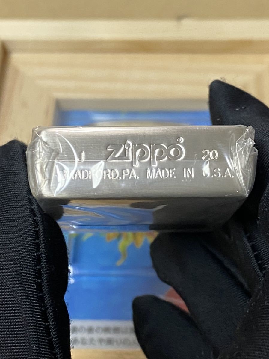 zippo アメリカンスピリット 向日葵 限定品 希少モデル 2020年製 NATURAL AMERICAN SPIRIT シリアルナンバー NO.148 専用ケース 台座_画像3