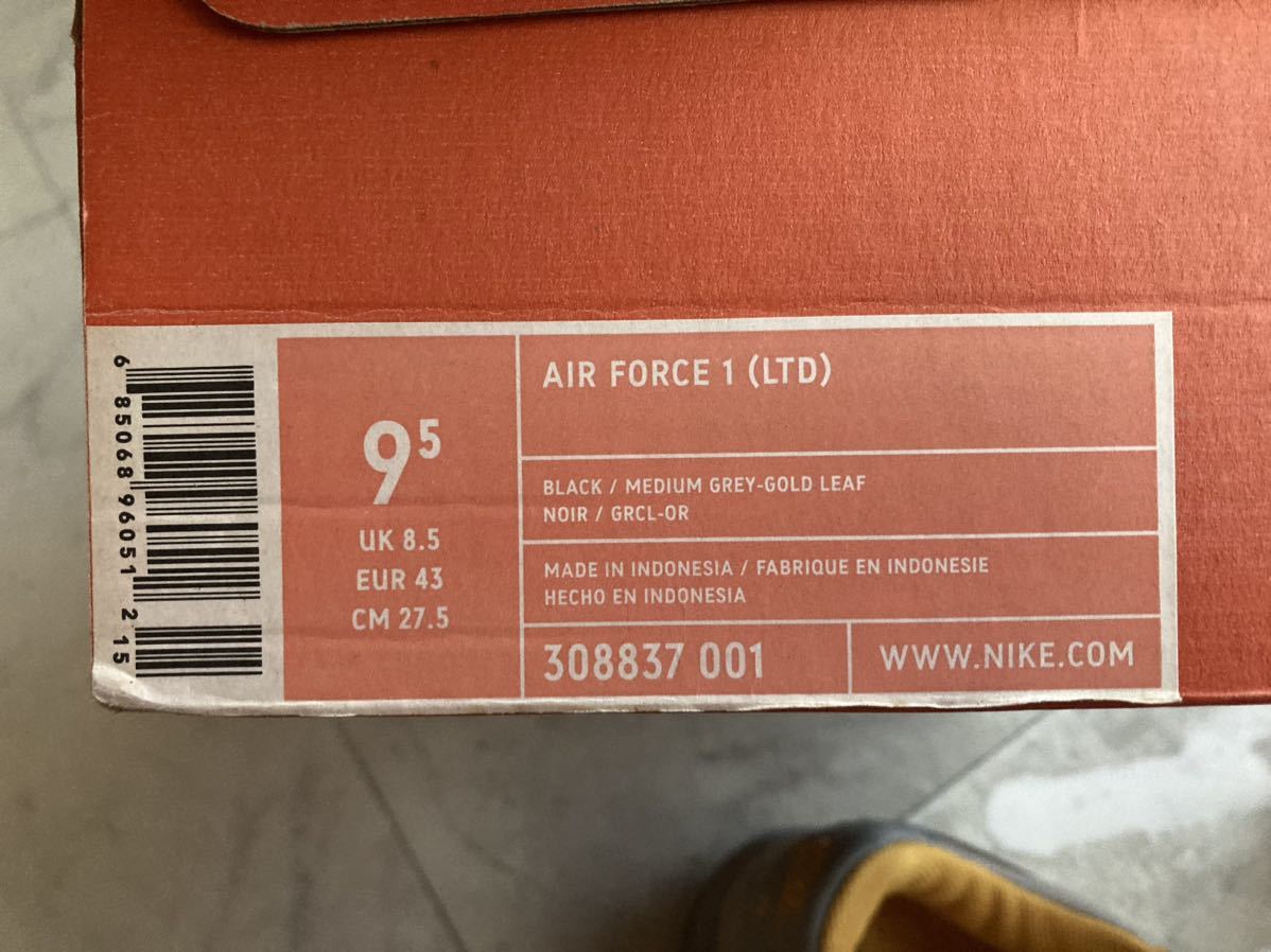 NIKE AIR FORCE 1 LOW LTD US9.5 LAUNDRY PACK_画像7