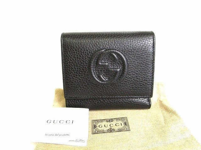 高価値】 ソーホー GUCCI グッチ 【未使用保管品】 インターロッキング