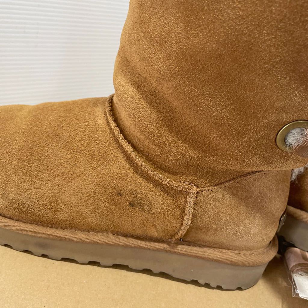 未使用 ■UGG ムートンブーツ UGG ムートンブーツ レディース アグ 定番 おしゃれ ブランド ショートブーツ23cm ロゴリボン付属 箱あり_画像7