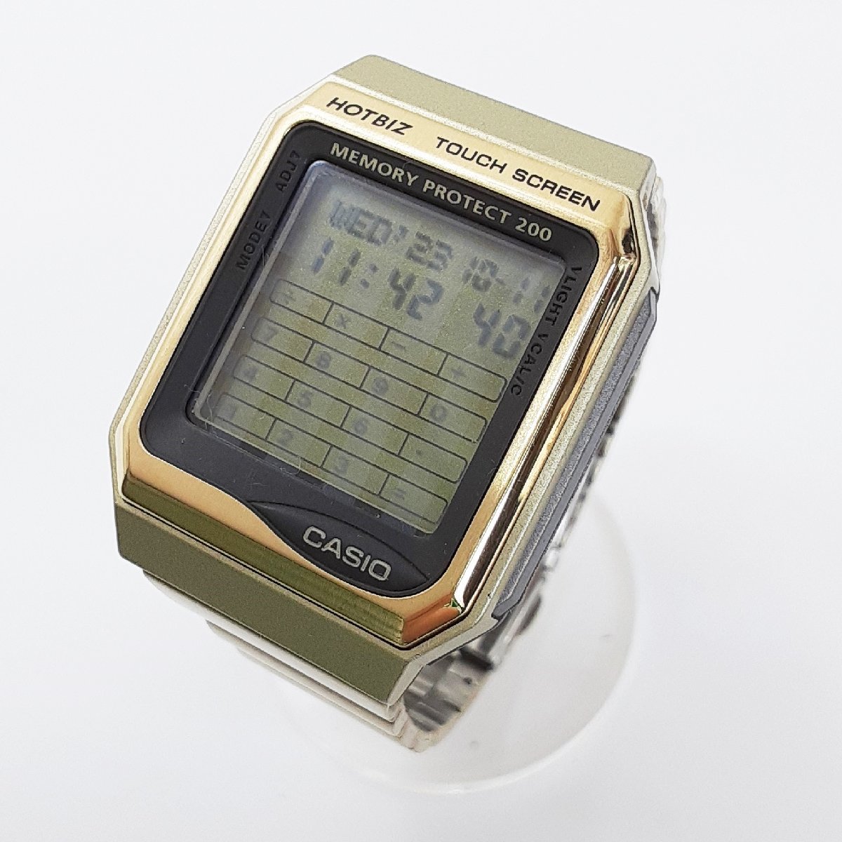 CASIO DATA BANK HOTBIZ TOUCH SCREEN VDB-3000 カシオ データバンク 時計 腕時計 ゴールド 稼働