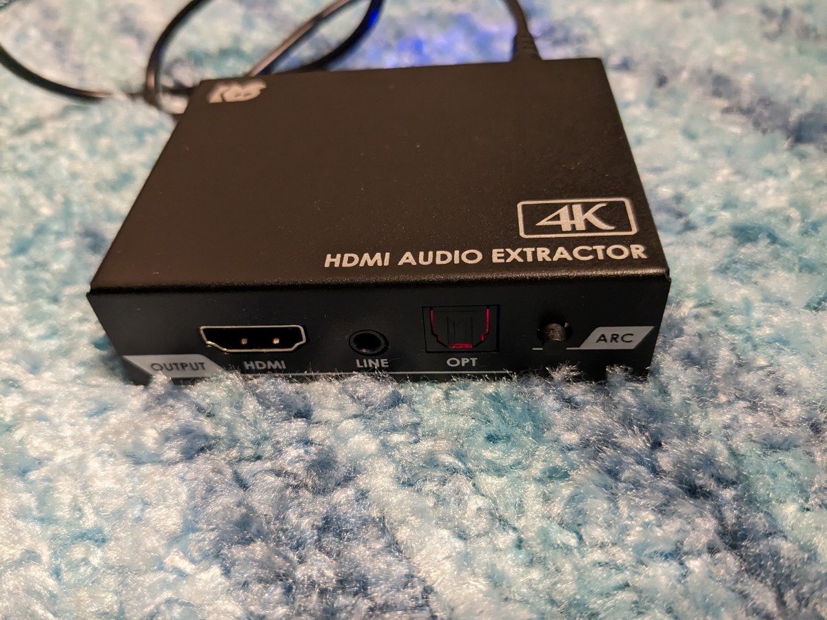 0510u2829　4K 60Hz ARC HDMI オーディオ 分離器 PS5 RS-HD2HDA2-4K 同梱不可_画像10