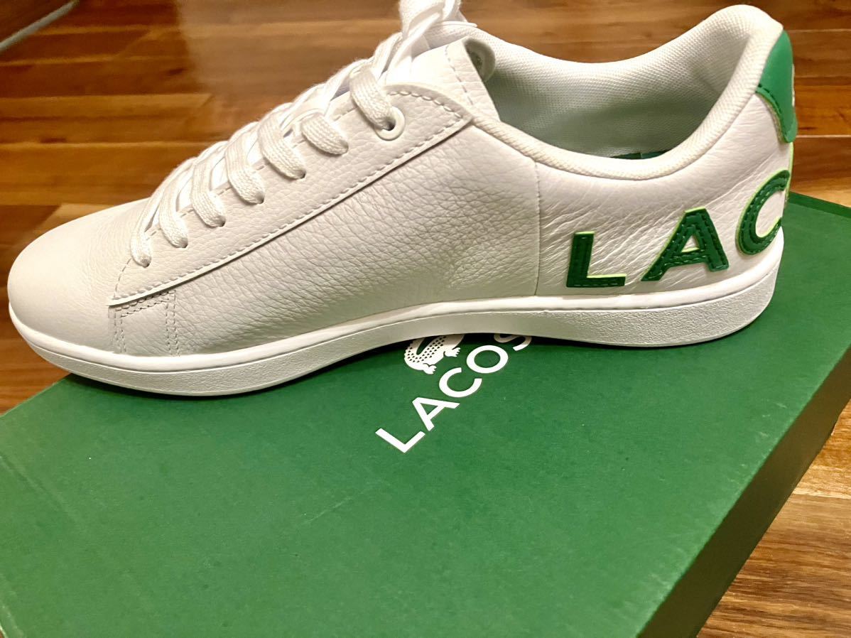 新品 未使用品】ラコステ LACOSTE メンズスニーカー ホワイト 新品 未使用品】ラコステ LACOSTE メンズスニーカー ホワイト