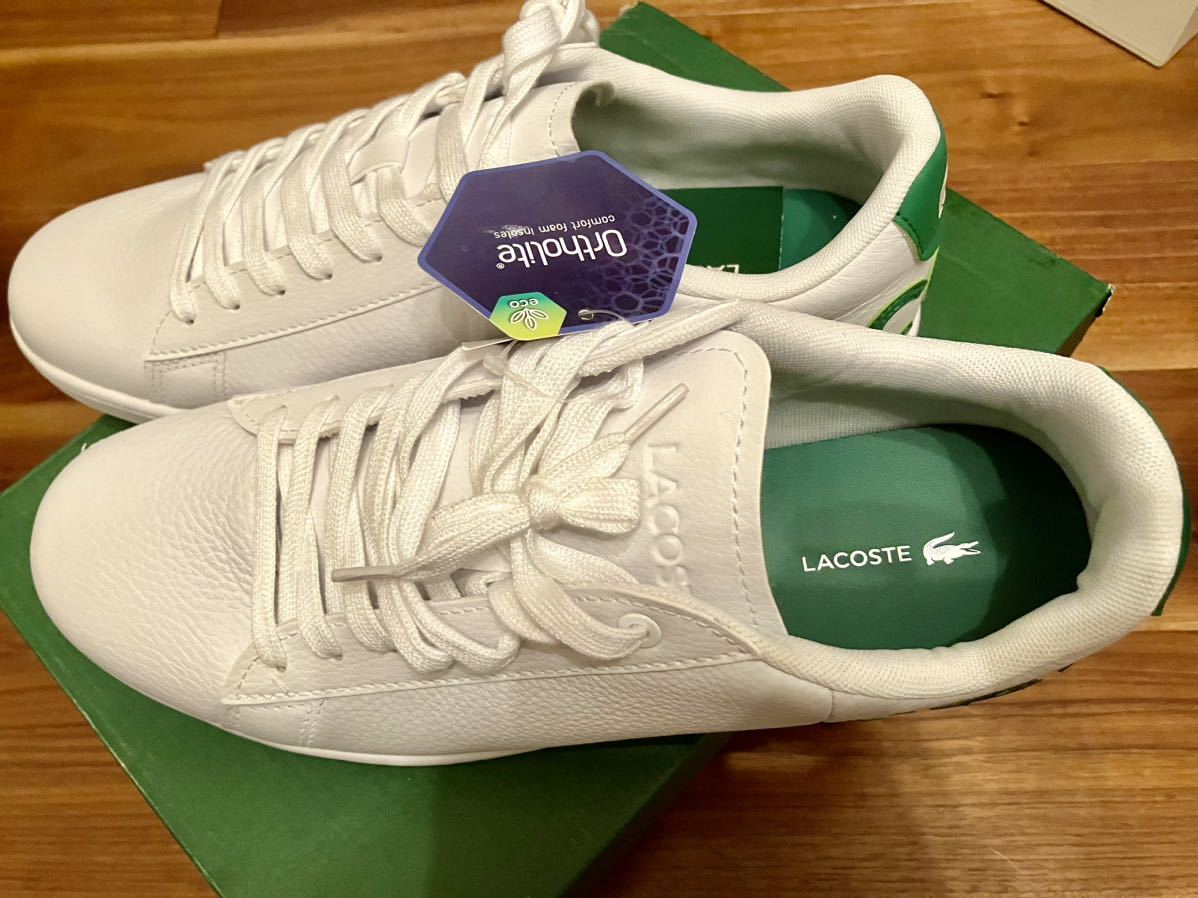 新品、未使用品】ラコステ＊LACOSTE ＊メンズスニーカー＊ホワイト