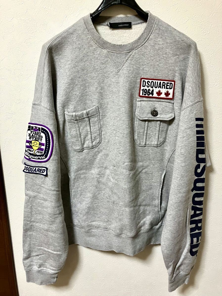 注目ブランド 【中古】Dsquared2ディースクエアードトレーナー(長袖