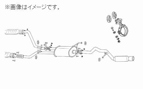 個人宅発送可能 フジツボ マフラー POWER Getter 日産 エルグランド ハイウェイスター ALWE50 【受注生産品/BG加工可能】(160-17822)_画像1