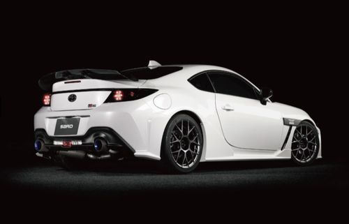 自動車関連業者直送限定 SARD サード LSR WING ウイング 車種専用 カーボン綾織 GR86 ZN8 MIDステー ウレタンクリア塗装済 (81095)_画像5