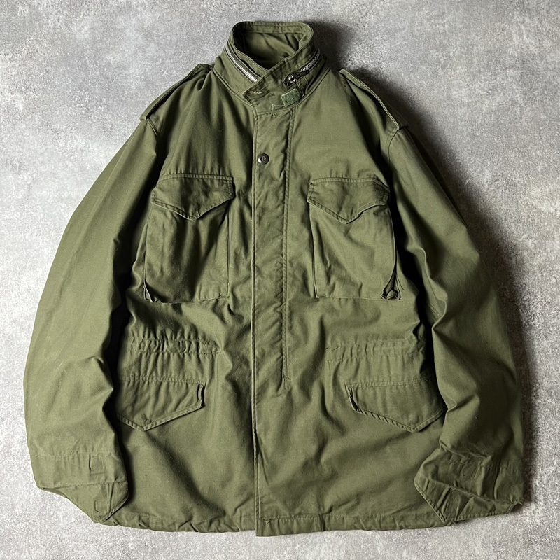 70s US ARMY 米軍実物 M-65 フィールド ジャケット M-L 2nd / 70年代