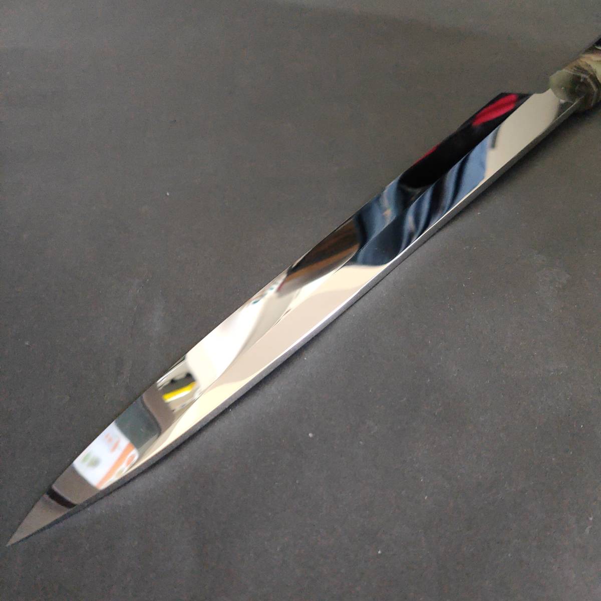 限定品】ウルトラ鏡面仕上げステン本焼V金10号柳刃包丁270mm【雷光