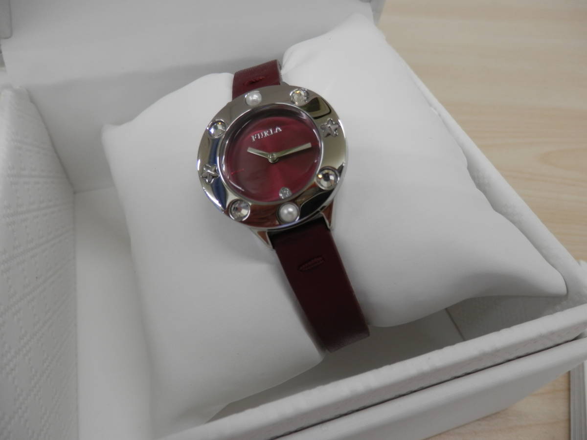 FURLA フルラ 腕時計 レディース CLUB ワインレッド FURLA プレゼント ギフト 実用的 かわいい 可愛い オシャレ おしゃれ 時計【FR005】