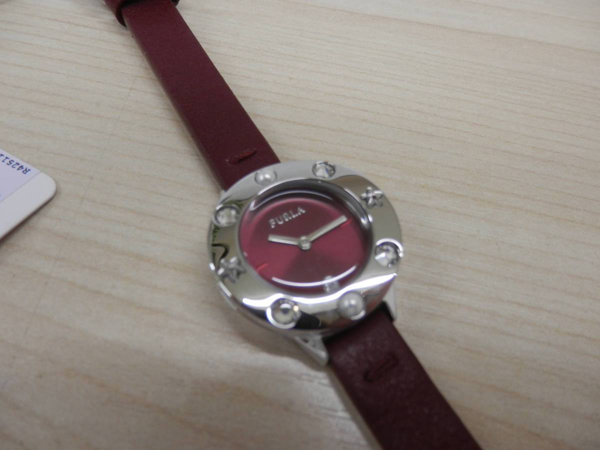 FURLA フルラ 腕時計 レディース CLUB ワインレッド FURLA プレゼント ギフト 実用的 かわいい 可愛い オシャレ おしゃれ 時計【FR005】