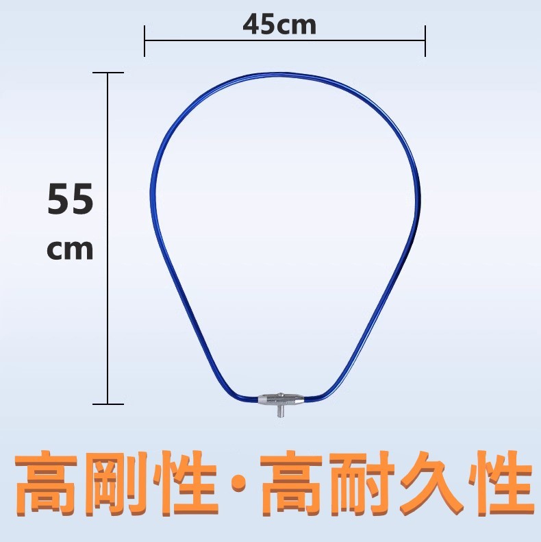 青ジョイント付 5.5M ランディングネット ワンピース ラバーネット たもの柄 新品 送料無料_画像6