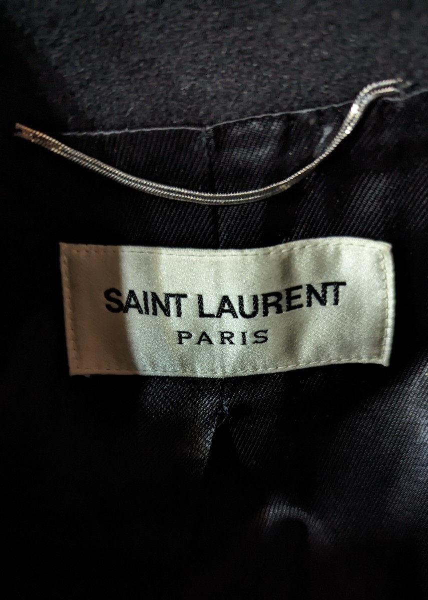 【中古】SAINT LAURENT PARIS サンローランパリ 15aw 394517 クラシックキャビンチューブ Pコート_画像4