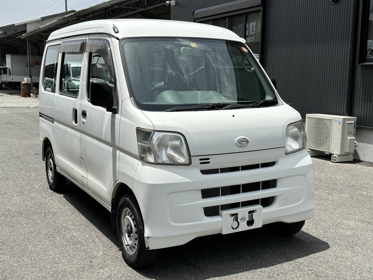 動画有！売り切り！H25年 ダイハツ ハイゼットカーゴ HIJET ガソリン 5速MT エンジン好調！検）エブリイ スクラム 佐賀福岡_画像1