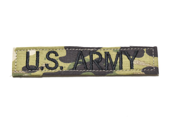 米軍実物 ARMY ネームタグ ネームテープ ベルクロ 陸軍 スコーピオン/OCP マルチカム F888の画像1