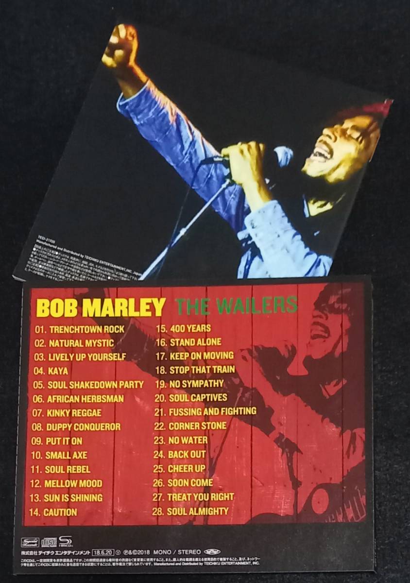 Bob Marley & The Wailers Best Tracks 28 国内盤 SHM-CD仕様 ボブマーリー ピータートッシュ レフリーコング ジャマイカ レゲエ コンピ_画像3