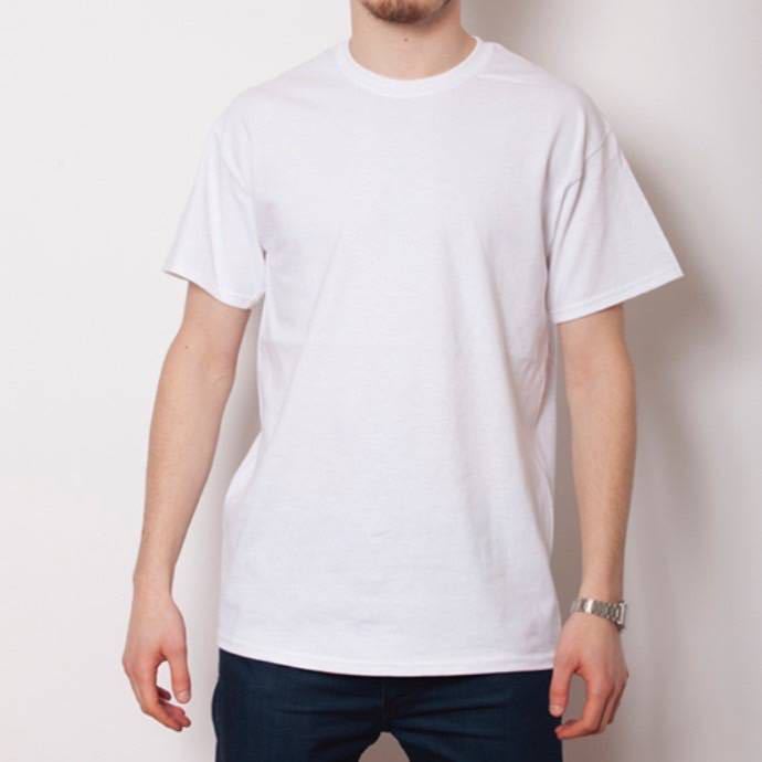 【ギルダン】新品未使用 ウルトラコットン 無地 半袖Tシャツ 白 2枚 XL ホワイト GILDAN 2000_画像2