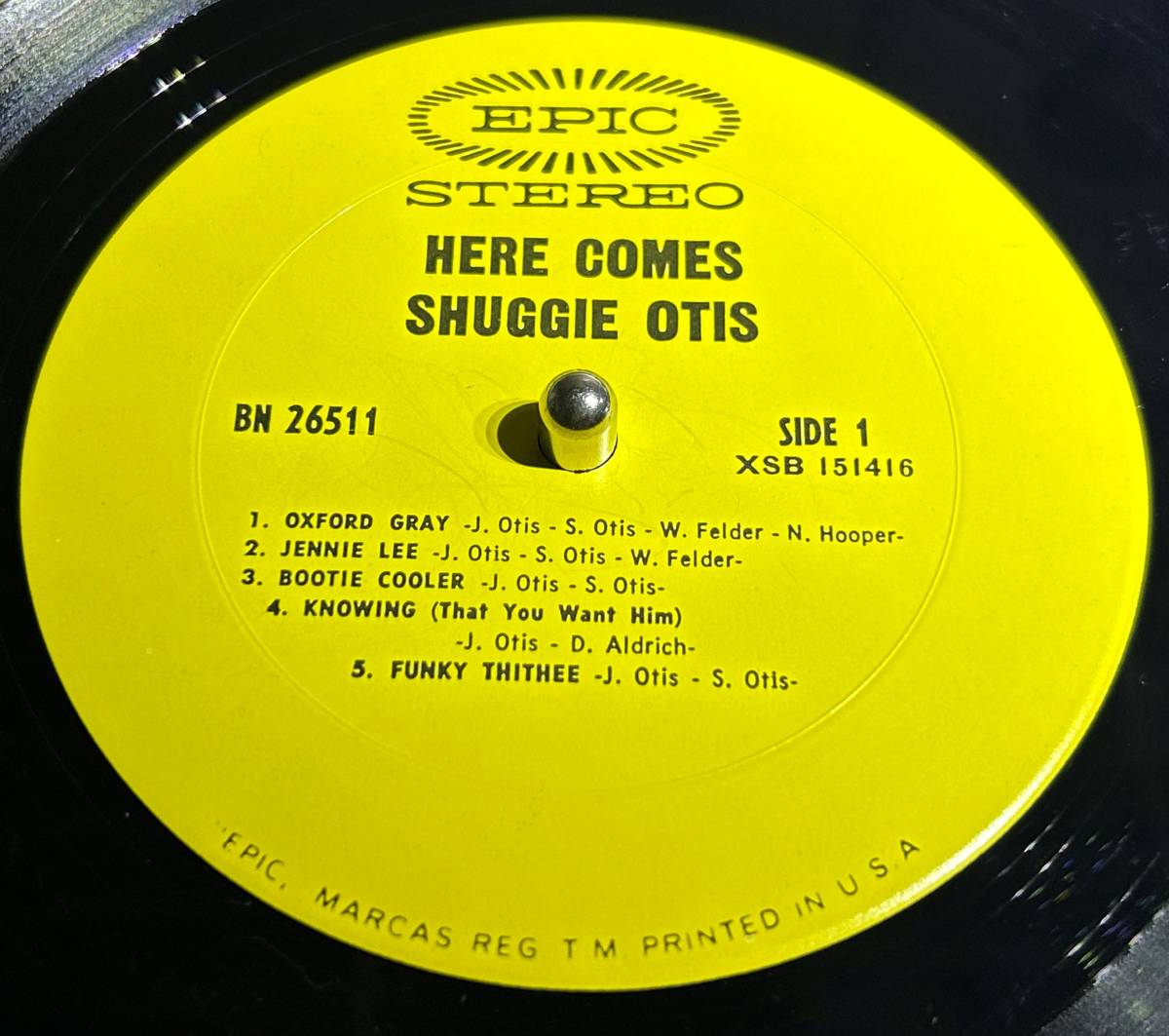 Shuggie Otis / Here Comes Shuggie Otis 1970年 USオリジナル 【送料無料】_画像6