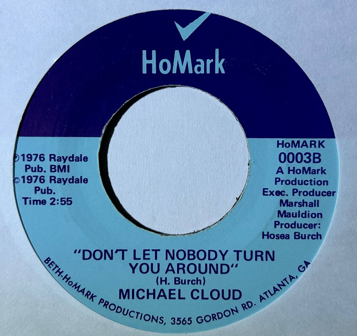 Michael Cloud 「Check Your Direction / Don't Let Nobody Turn You Around」 soul45 modern soul 7インチ