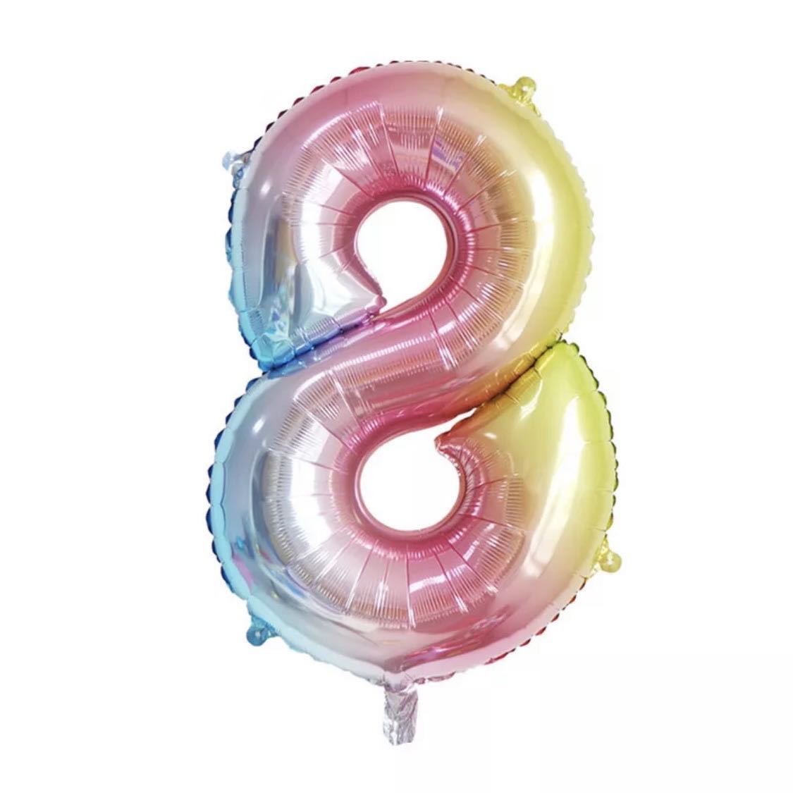 数字バルーン 風船 誕生日 32吋 飾り　ハッピーバースデー　ガーランド　お祝い　インスタ　ウェディング　パーティー　8_画像1