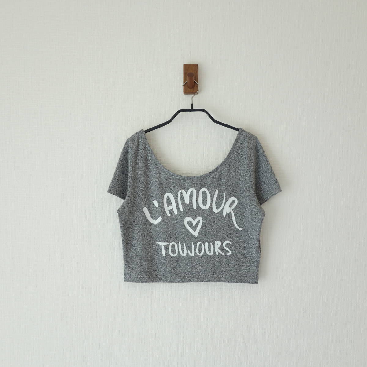 *H&M(DIVIDCD) short T-shirt *