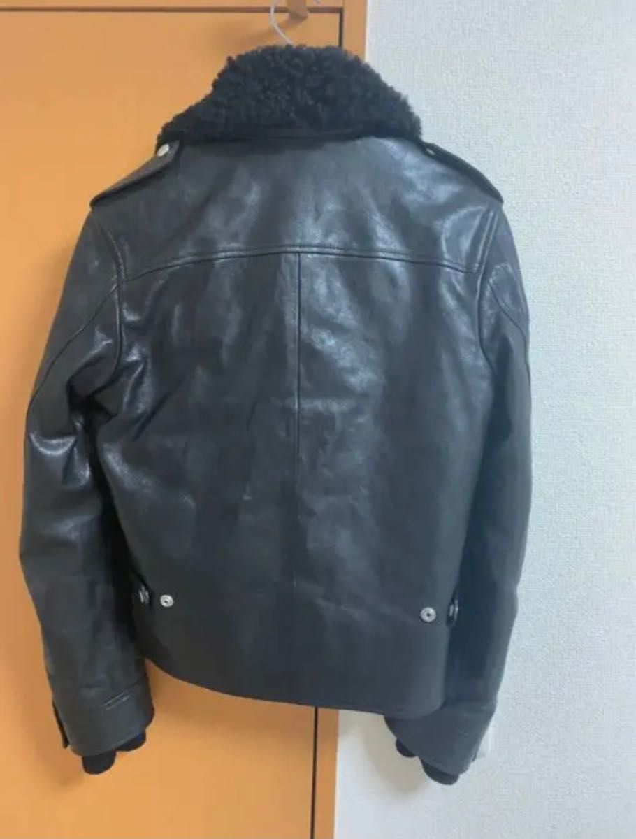 Saint Laurent フライトジャケット 羊革 レザージャケット Saint Laurent フライトジャケット 羊革 レザージャケット