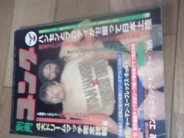 Nippon Sports Publisher. Отдельный объем гонг январь 1982 года. Баба Иноки. Броди. Тушь