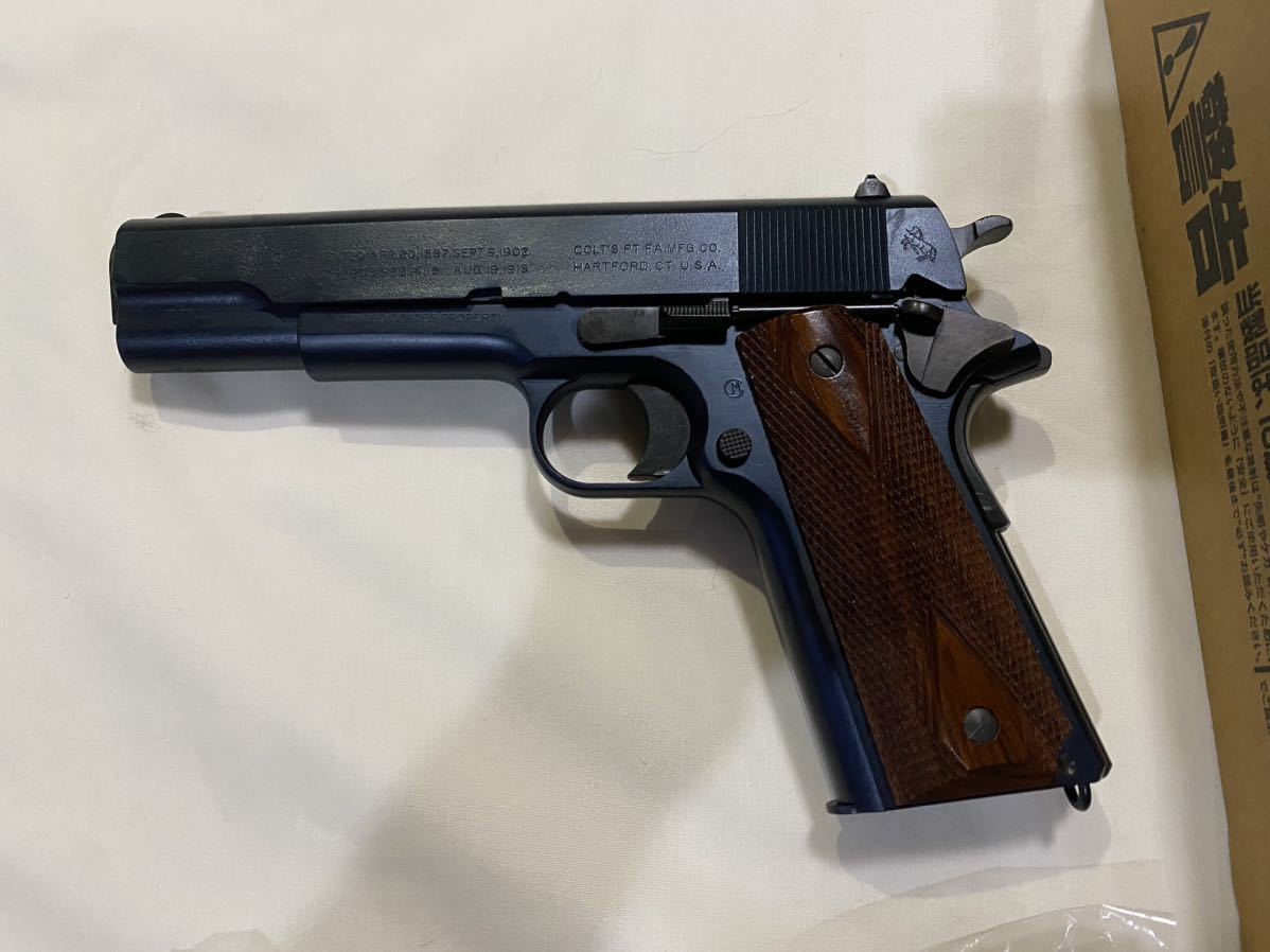 WA SCW ver.3 COLT M1911 HW スライドノッチ補強入り 固定HOP スライド開きあり 箱違い ガスガン フロンガス仕様_画像1