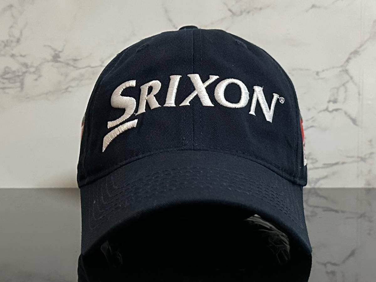 【未使用品】33C★SRIXON ZーSTAR スリクソン キャップ 帽子 CAP 上品で高級感のあるダークネイビーにシリーズロゴ《FREEサイズ》松山英樹_画像2