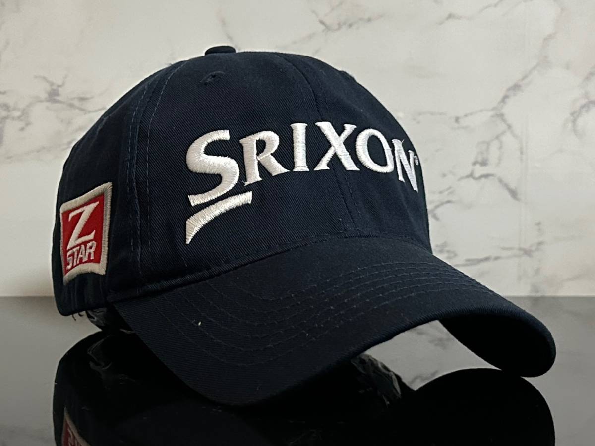 【未使用品】33C★SRIXON ZーSTAR スリクソン キャップ 帽子 CAP 上品で高級感のあるダークネイビーにシリーズロゴ《FREEサイズ》松山英樹_画像1