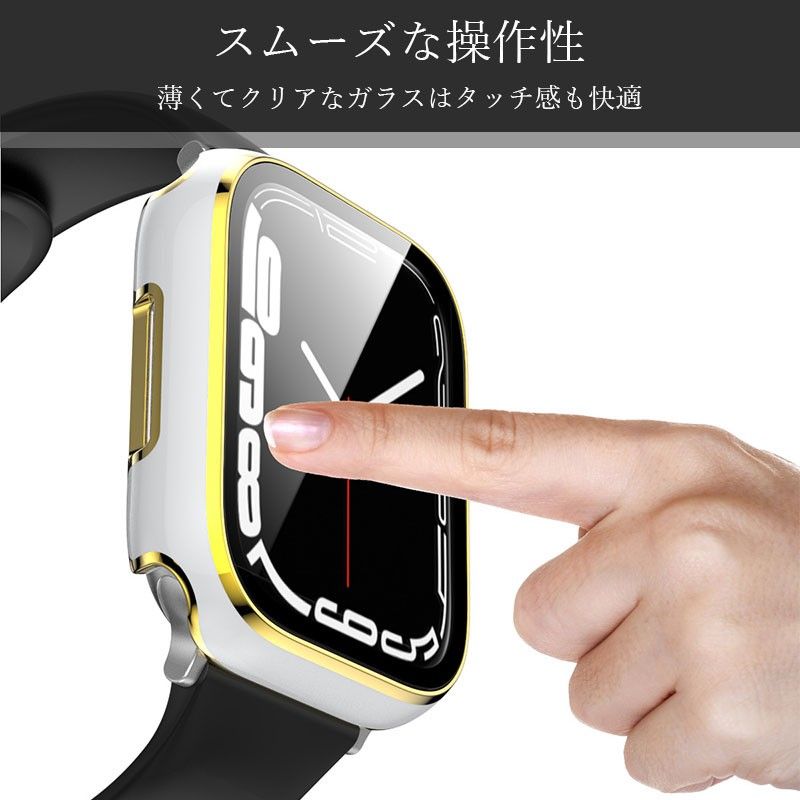 アップルウォッチカバー 防水ケース Apple Watch 保護カバーaw02 4568 se2 メンズ レディース フレーム