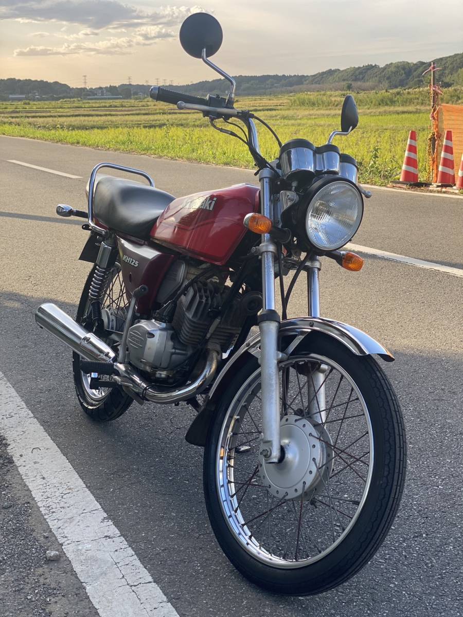 カワサキ　KH125/ 5760km /発売年１９８１/ 全国配送可 ☆直接引き取り可能 千葉県より（ユーチューブ動画有り）_画像4