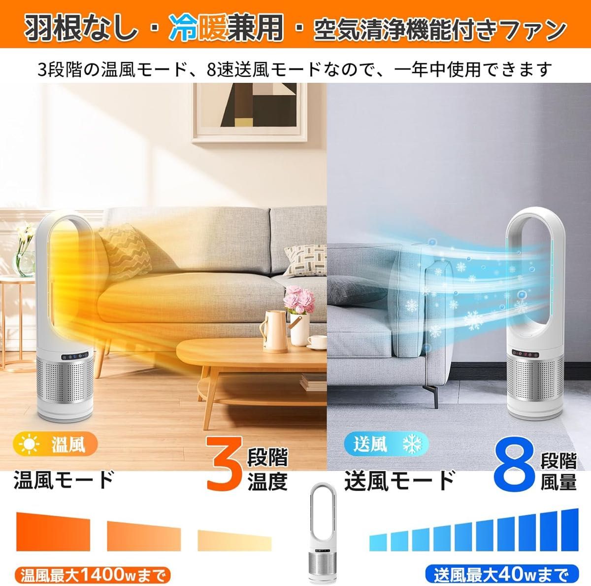 2023年新登場】セラミックヒーター 暖房器具 ファンヒーター 電気