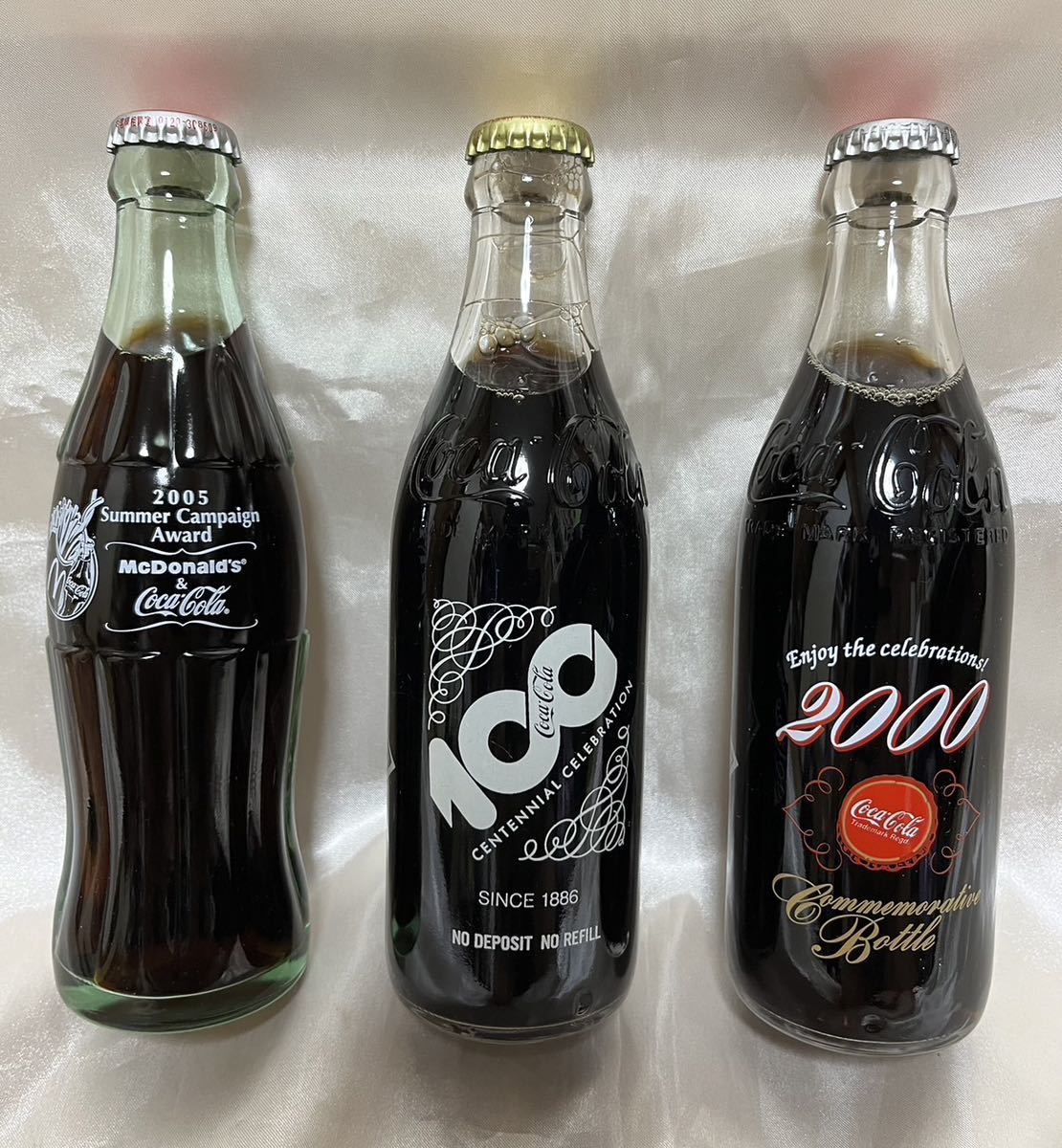 Yahoo!オークション - コカ・コーラ瓶3本セット マクドナルド Yahoo!オークション - コカ・コーラ瓶3本セット マクドナルド