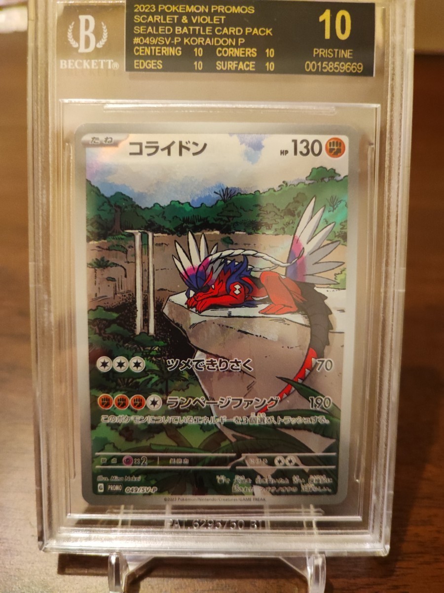 コライドン シールド戦 プロモ BGS10 【PSA10以上】ブラックラベル-