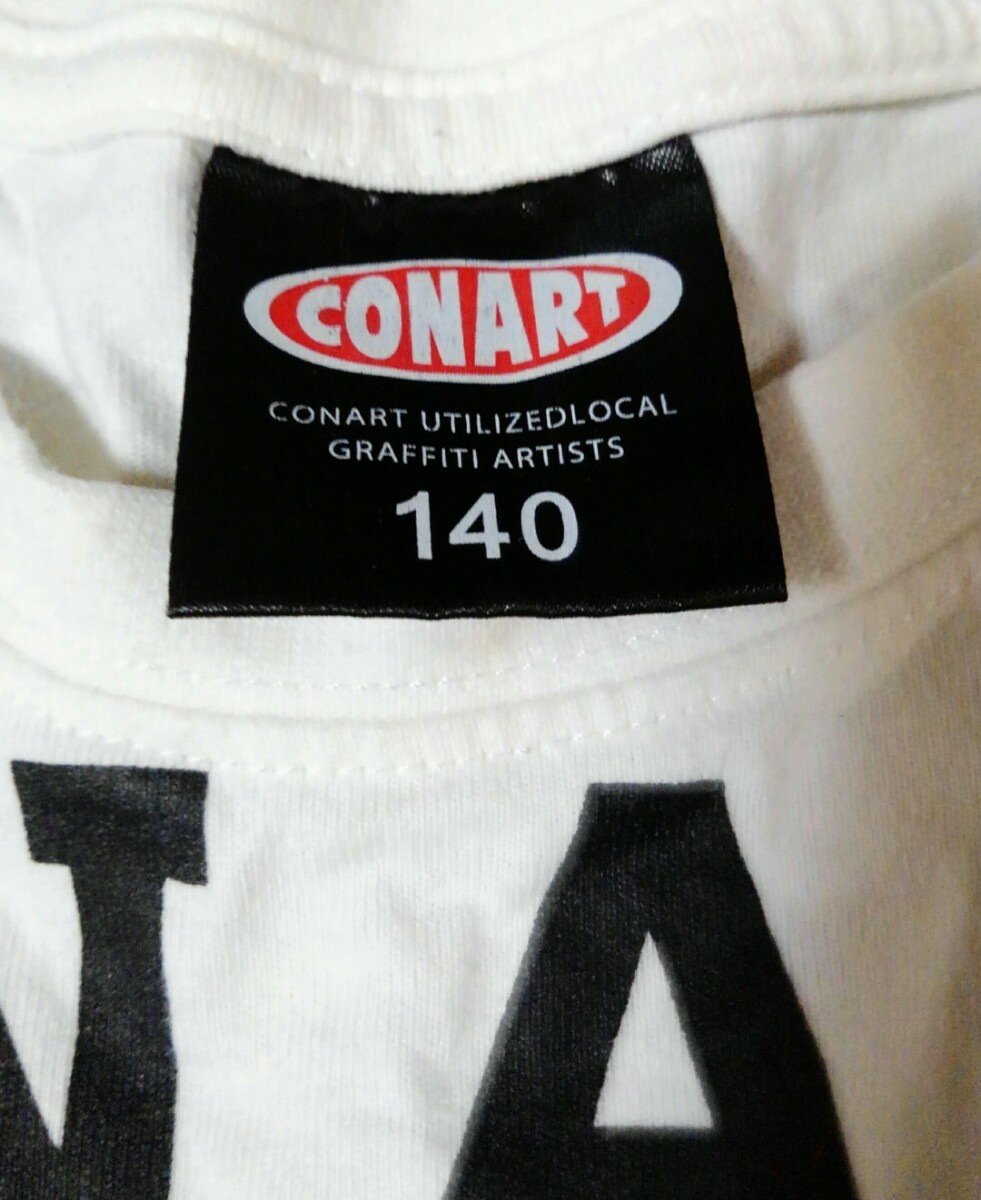 CONART　Tシャツ長袖　白　140サイズ　キッズ　複数落札同梱可_画像2