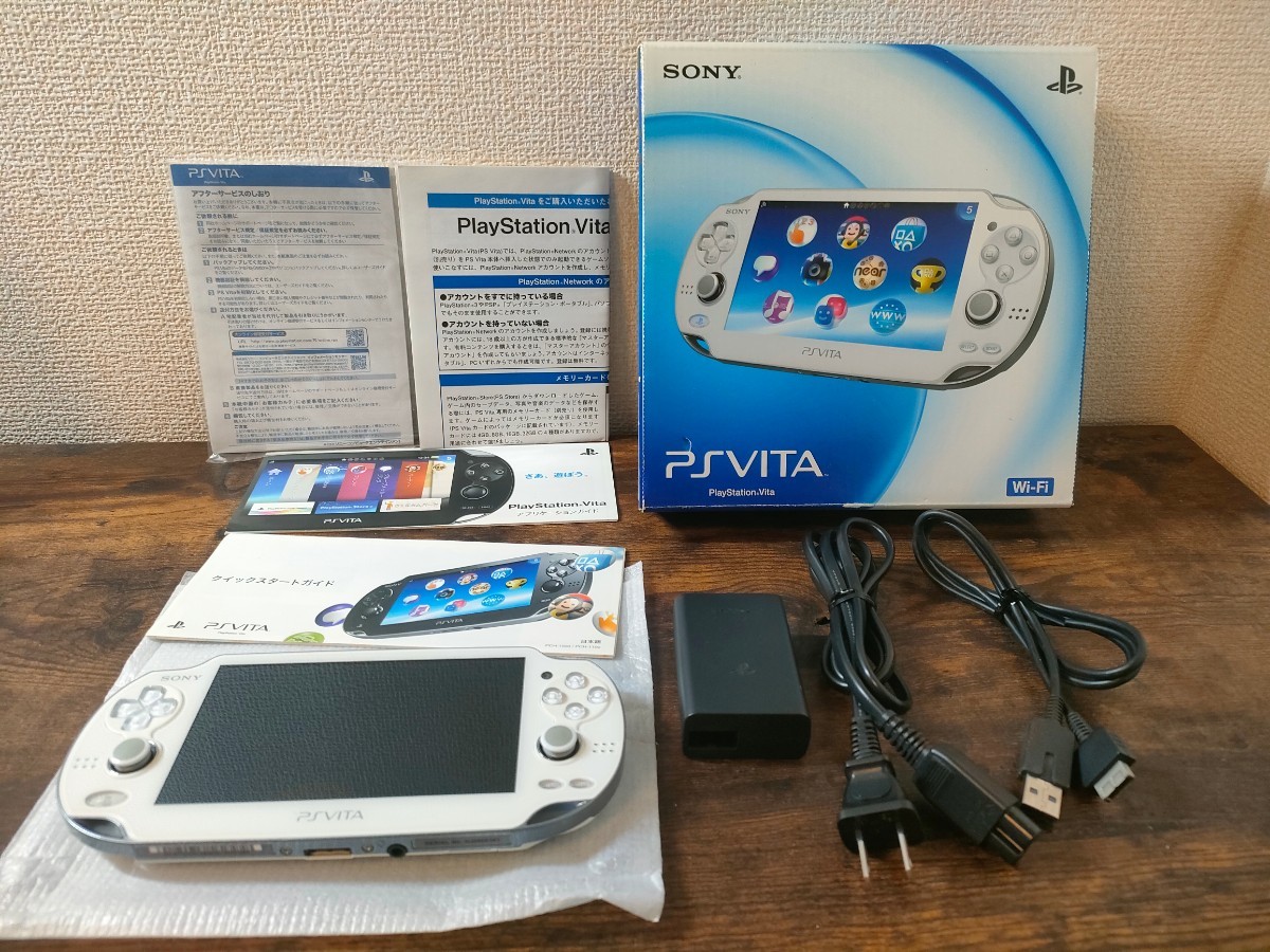 美品 PSVITAクリスタルブラック PCH-1000 クリスタル・ホワイト｜Yahoo