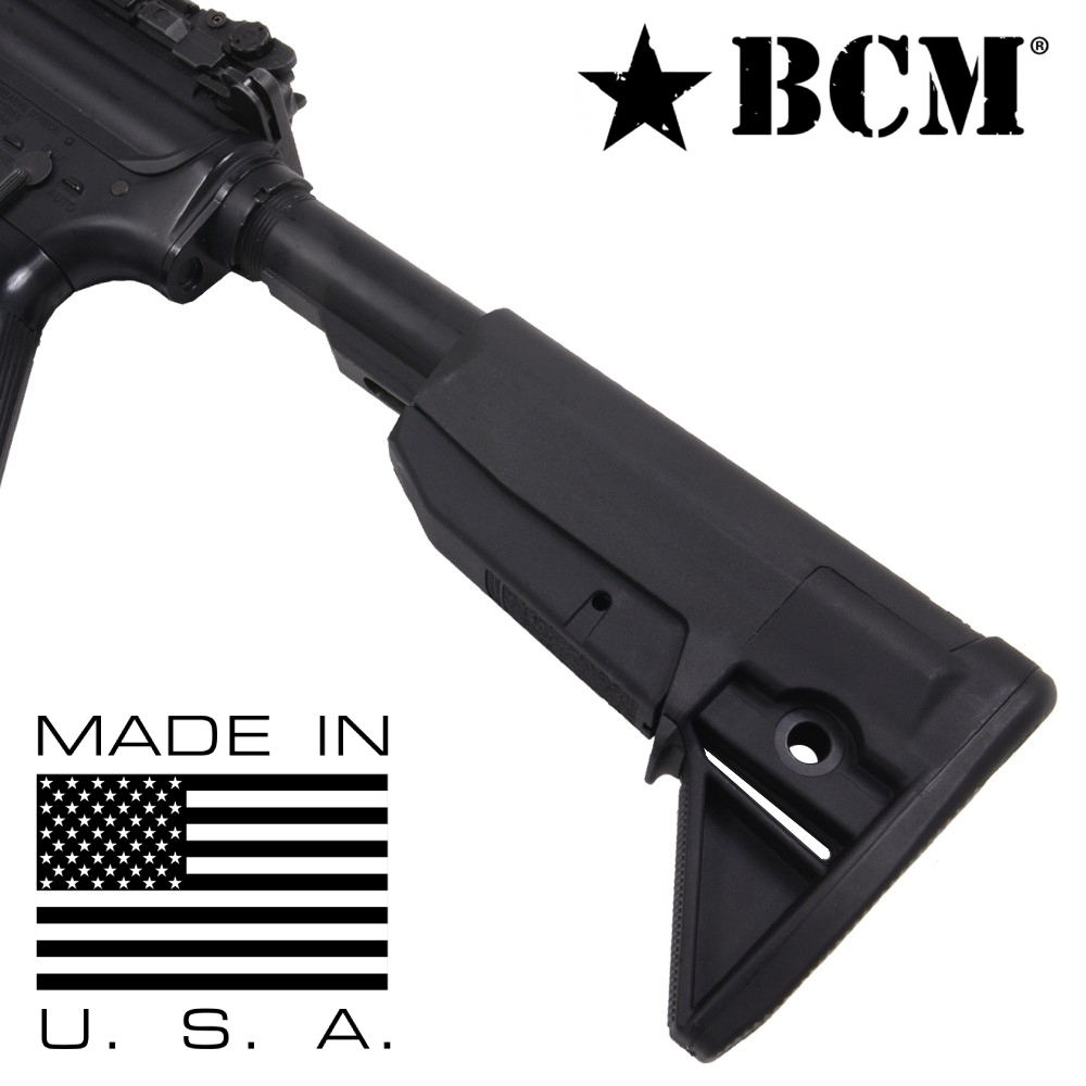 BCM ガンファイターストック GUNFIGHTER Mod.0 M4/AR15用 [ ブラック ] 米国製 Bravo