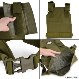 BLACKHAWK プレートキャリア Low Vis Plate Carrier [ ブラック / Mサイズ ]_画像6