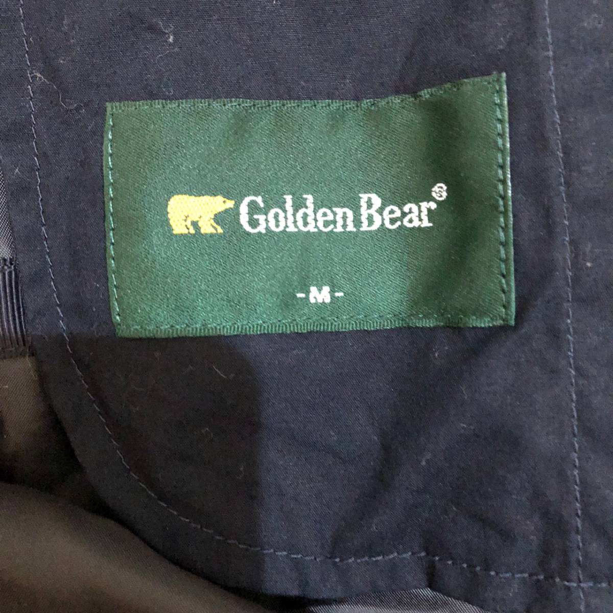 Golden Bear/ゴールデンベアー 長袖フルジップアップブルゾン ゴルフ ネイビー 紺 メンズ M_画像7