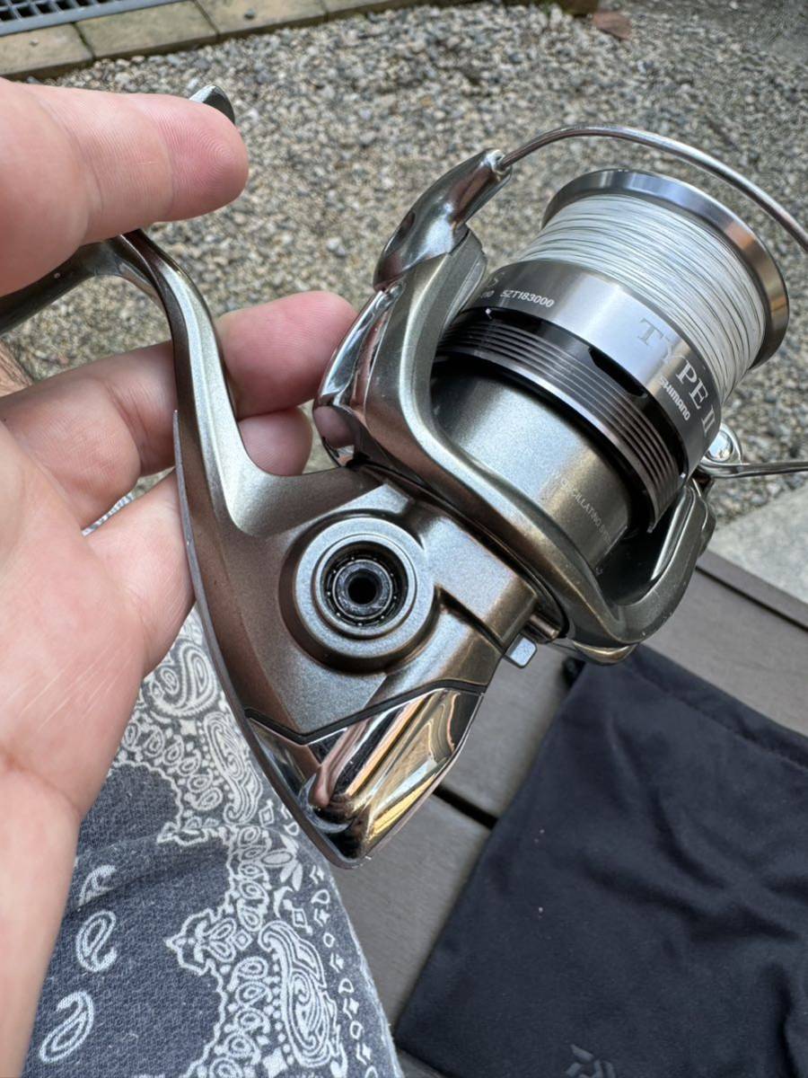 1円スタート　回転良好　ツインパワー2500s 夢屋c3000スプールカスタム品　SHIMANO _画像8