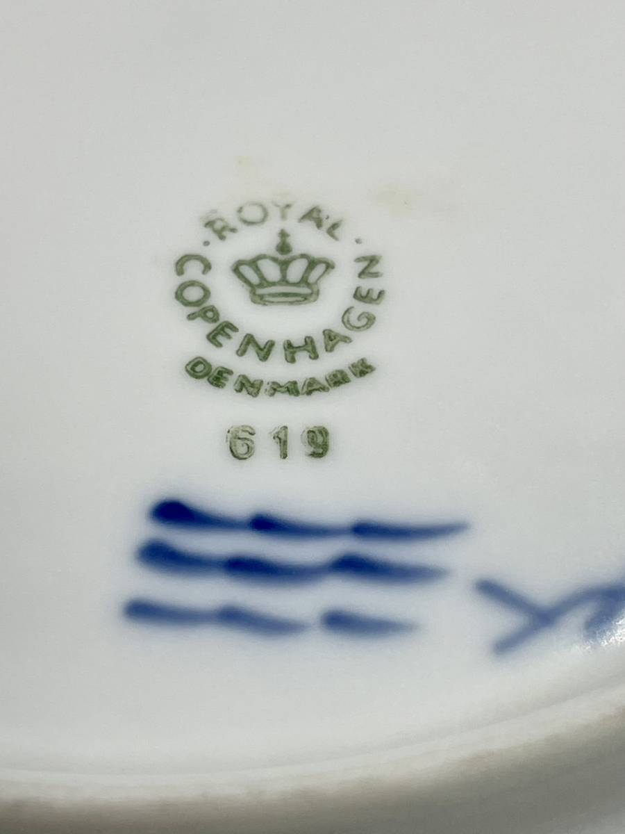 ROYAL COPENHAGEN ロイヤルコペンハーゲン プレート ブルーフラワー 1級品 洋食器 皿 花柄 619_画像10