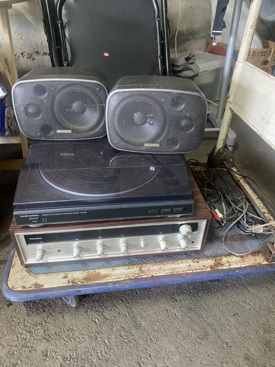 レコードプレイヤー パイオニアE3000A オーディオテクニカ AT-PL30-