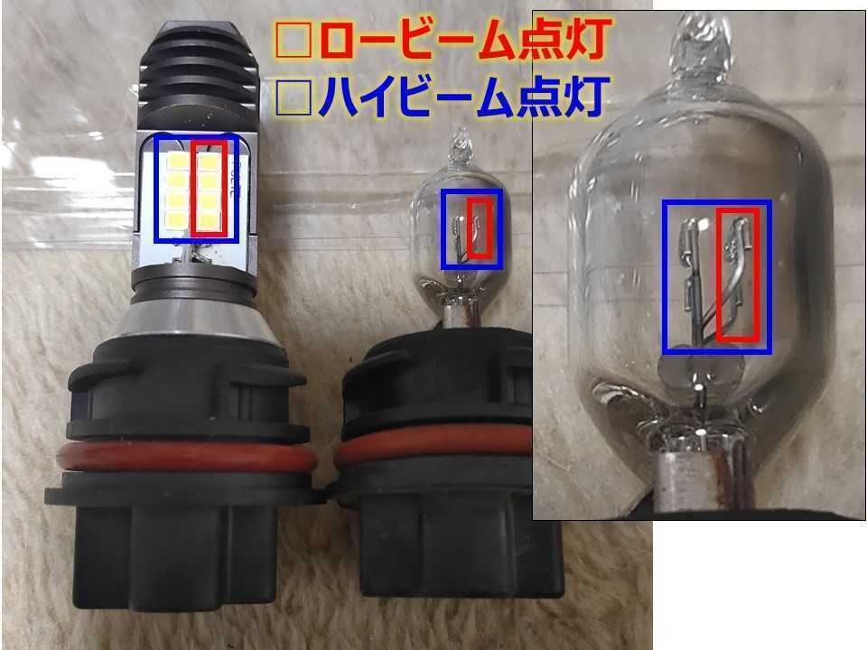 PH11 匿名配送 LED ヘッドライト バルブ Hi/Low 切替 スズキ SUZUKI アドレス V125S CF4MA AC/DC 12v ホワイト 純正交換 爆光 汎用_画像8