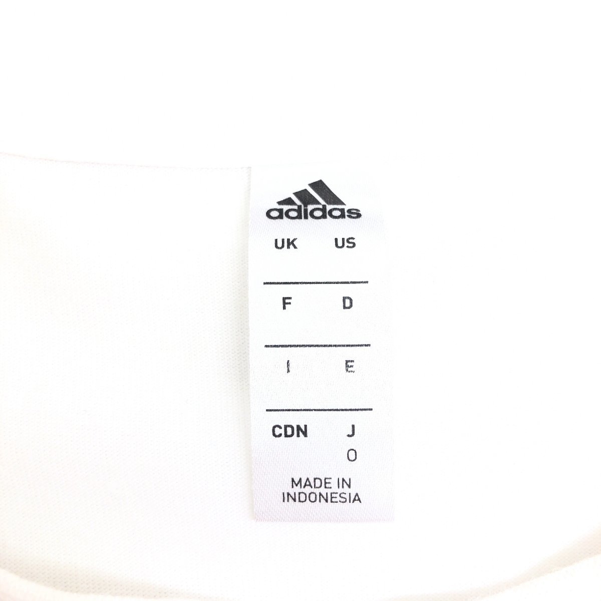 adidas アディダス CLIMALIT ロゴプリント バックプリント Tシャツ O 白 ホワイト 半袖 XL 2L LL 特大 大きいサイズ 国内正規品 メンズ_画像3